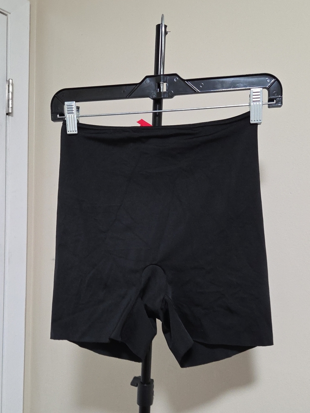 SPANX Black High-Waist Seamless Bike Shorts